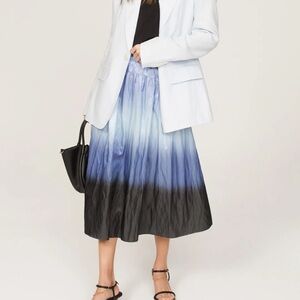 VINCE Dip Dye Skirt